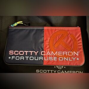 New SCOTTY CAMERON GALLERY PATCHWORK Circle T Cash Bag  Golf One of a kind Rare